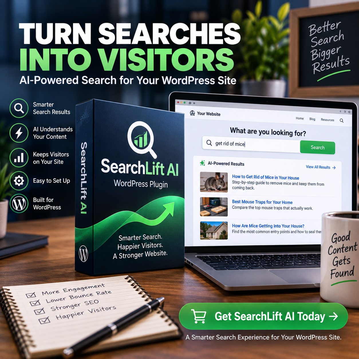 SearchLift AI for WordPress