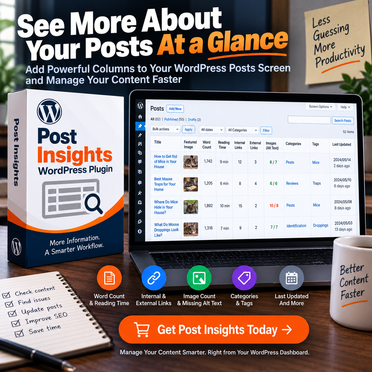 Post Insights for WordPress